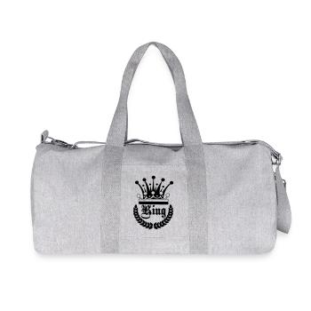 Koning King - Recycled Canvas Sports Bag by Stanley/Stella - heather grey - Front