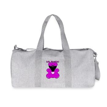 Mr. Bearded - Recycled Canvas Sports Bag by Stanley/Stella - heather grey - Front