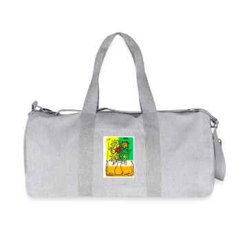 EC Flowers I Holiday I Gift I Summer I Mother's Day - Recycled Canvas Sports Bag by Stanley/Stella - heather grey - Front