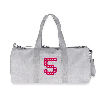 5. ANNIVERSARY. 5 YEARS. 5th ANNIVERSARY - Recycled Canvas Sports Bag by Stanley/Stella - heather grey - Front