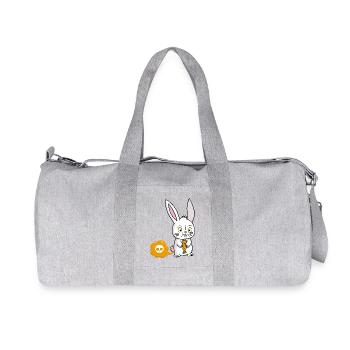 A carrot fart - Recycled Canvas Sports Bag by Stanley/Stella - heather grey - Front