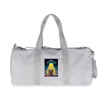 Alkohol saufen Männertag - Recycelte Canvas-Sporttasche von Stanley/Stella - Grau meliert - Vorne