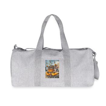 Men's Day Men's Day Booze Gift - Recycled Canvas Sports Bag by Stanley/Stella - heather grey - Front