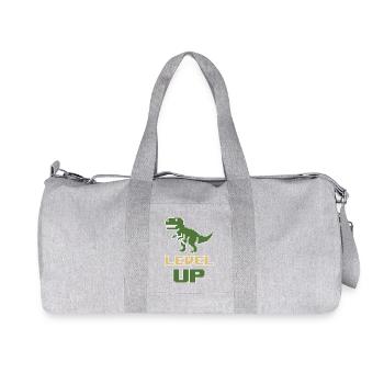 LEVEL UP - Recycled Canvas Sports Bag by Stanley/Stella - heather grey - Front