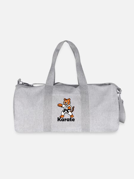 Karaté Tigre - Sac de sport en toile recyclée Stanley/Stella - gris chiné