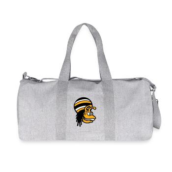 escargot reggae musique rasta cheveux chapeau Jamaïque - Sac de sport en toile recyclée Stanley/Stella - gris chiné - Devant