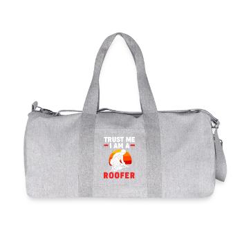 Dachdecker - Recycelte Canvas-Sporttasche von Stanley/Stella - Grau meliert - Vorne