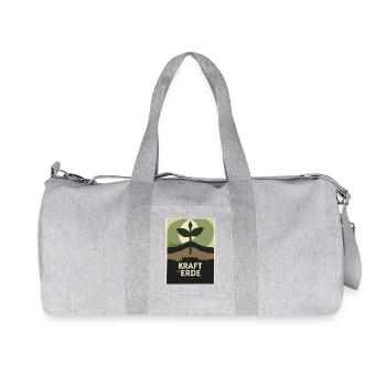 Kraft der Erde Natur 1930s  - Recycelte Canvas-Sporttasche von Stanley/Stella - Grau meliert - Vorne