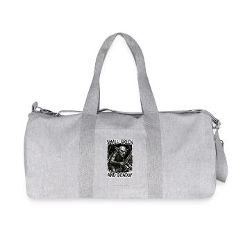 Petit vert et mortel - Art de jeu de rôle sur table de voleur gobelin - Sac de sport en toile recyclée Stanley/Stella - gris chiné - Devant
