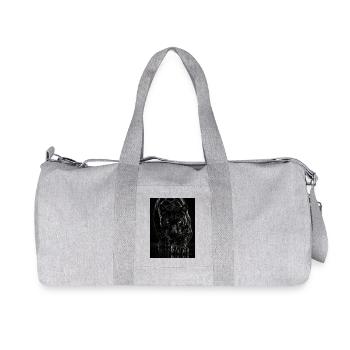 Panthère Noire des Ombres - Sac de sport en toile recyclée Stanley/Stella - gris chiné - Devant