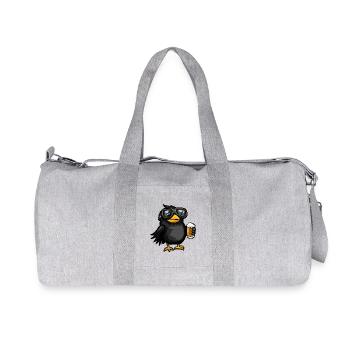 Bière après-ski Raven Crow - Sac de sport en toile recyclée Stanley/Stella - gris chiné - Devant