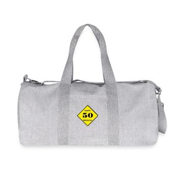 50e anniversaire 50 ans joyeux anniversaire (25) - Sac de sport en toile recyclée Stanley/Stella - gris chiné - Devant