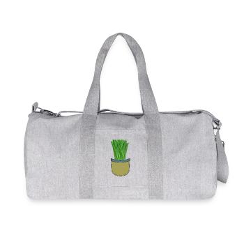 Leeks Vegetables Leek Cook Cooks Cook Cook Gardener - Recycled Canvas Sports Bag by Stanley/Stella - heather grey - Front