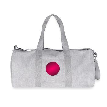 Circle Colored - Recycled Canvas Sports Bag by Stanley/Stella - heather grey - Front
