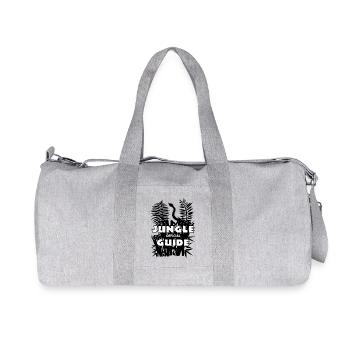 jungleguide blak - Recycelte Canvas-Sporttasche von Stanley/Stella - Grau meliert - Vorne
