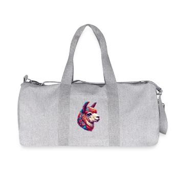 Alpaca - Recycled Canvas Sports Bag by Stanley/Stella - heather grey - Front