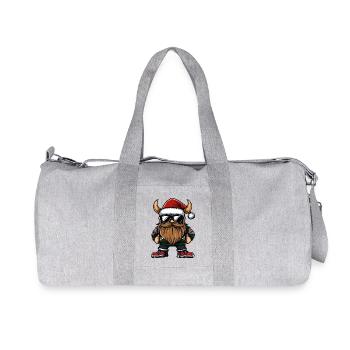 Viking Noël Cool Noël - Sac de sport en toile recyclée Stanley/Stella - gris chiné - Devant