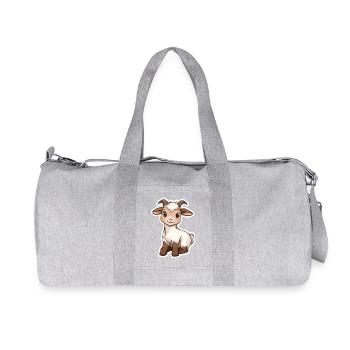 Chèvre - Sac de sport en toile recyclée Stanley/Stella - gris chiné - Devant