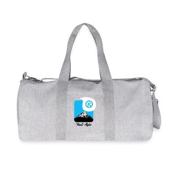 Haut Alpin département des hautes alpes 05 - Recycled Canvas Sports Bag by Stanley/Stella - heather grey - Front