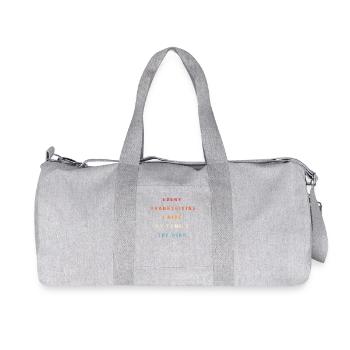 Grandpa Grandpa Thanksgiving Dad Father - Recycled Canvas Sports Bag by Stanley/Stella - heather grey - Front