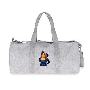UNDER ARREST - nice people - Recycled Canvas Sports Bag by Stanley/Stella - heather grey - Front