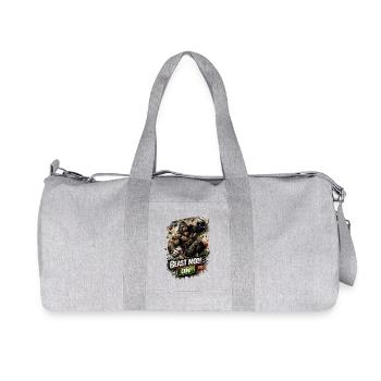 Biestmodus Gorilla – Bouldern & Kletter Shirt - Recycelte Canvas-Sporttasche von Stanley/Stella - Grau meliert - Vorne