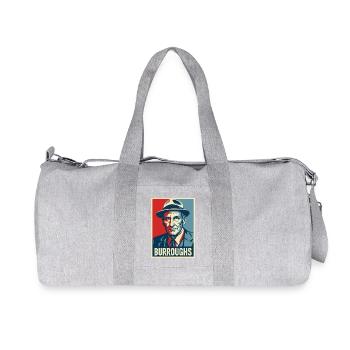 Burroughs Pop Art Portrait - Sac de sport en toile recyclée Stanley/Stella - gris chiné - Devant