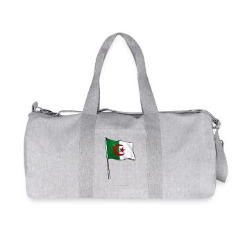 Algerian flag - Recycled Canvas Sports Bag by Stanley/Stella - heather grey - Front