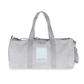 Nummer 2022 - Recycelte Canvas-Sporttasche von Stanley/Stella - Grau meliert - Vorne