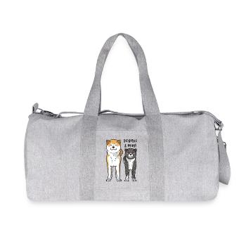 Toshiro_-_Nami_Fronte - Recycelte Canvas-Sporttasche von Stanley/Stella - Grau meliert - Vorne