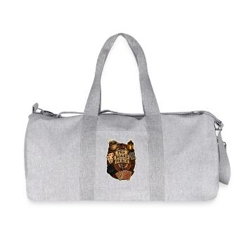 PEG BOARD PEACE - Recycled Canvas Sports Bag by Stanley/Stella - heather grey - Front