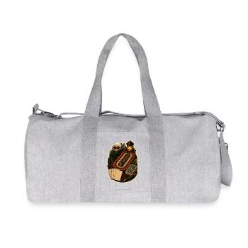 Cribbage Breadboard Cards - Recycled Canvas Sports Bag by Stanley/Stella - heather grey - Front