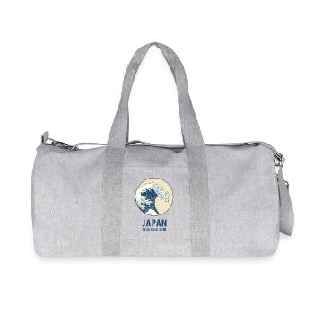 Kanagawa, Japan - Recycled Canvas Sports Bag by Stanley/Stella - heather grey - Front