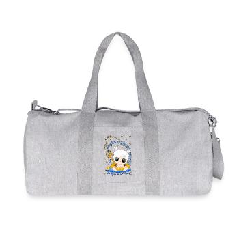 sternzeichen_aquarius - Recycelte Canvas-Sporttasche von Stanley/Stella - Grau meliert - Vorne