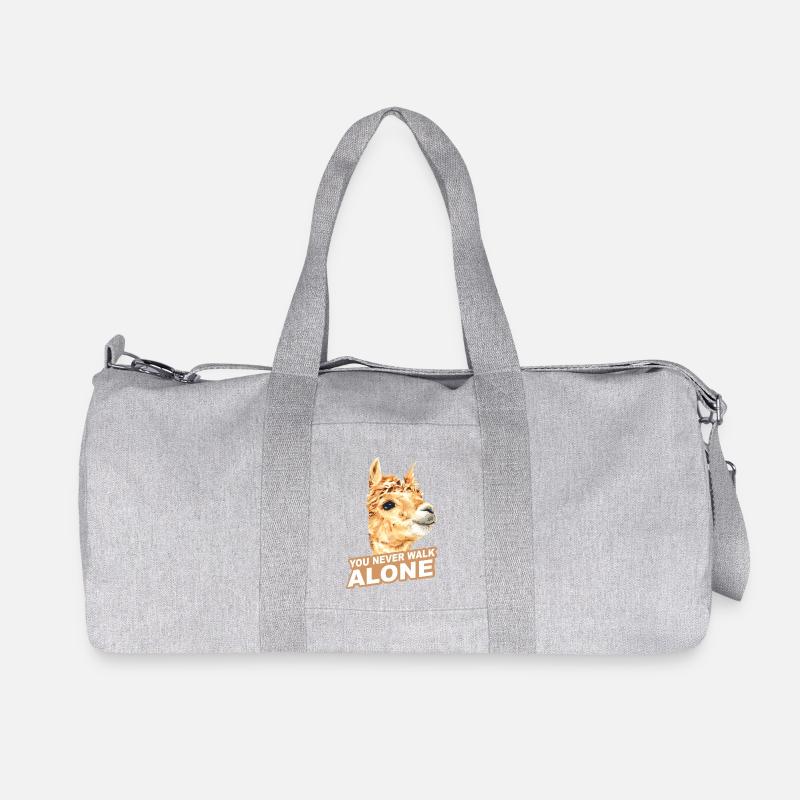 Alpaka - Recycelte Canvas-Sporttasche von Stanley/Stella - Grau meliert