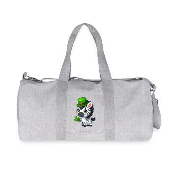 Chemise de bande dessinée zèbre de la Saint-Patrick - Sac de sport en toile recyclée Stanley/Stella - gris chiné - Devant