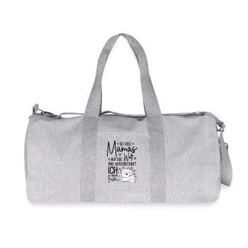 So viele Mamas Beste Mama Baby Muttertag Geschenk - Recycelte Canvas-Sporttasche von Stanley/Stella - Grau meliert - Vorne