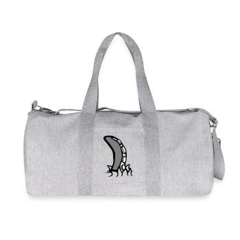 Tentacle Octopus Monster Torn Up Shirt Alien - Recycled Canvas Sports Bag by Stanley/Stella - heather grey - Front