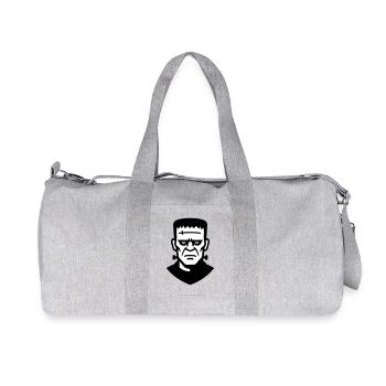Illustration de monstre d’horreur vintage - Sac de sport en toile recyclée Stanley/Stella - gris chiné - Devant