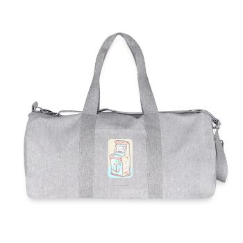 Retro Arcade game Rime of the ancient Mariner - Recycled Canvas Sports Bag by Stanley/Stella - heather grey - Front
