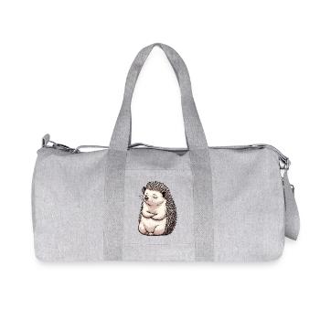 Igel Igelliebhaber Igelbesitzer Igelhalter Stachel - Recycelte Canvas-Sporttasche von Stanley/Stella - Grau meliert - Vorne