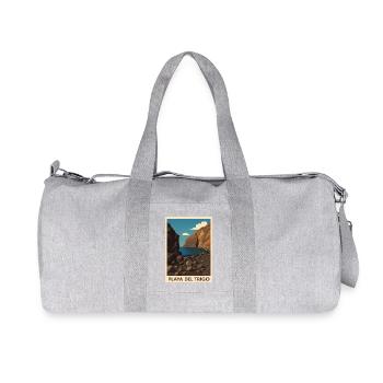 Playa del Trigo - Recycelte Canvas-Sporttasche von Stanley/Stella - Grau meliert - Vorne