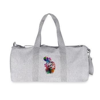 Darts Sports Art #darts #sport - Recycled Canvas Sports Bag by Stanley/Stella - heather grey - Front