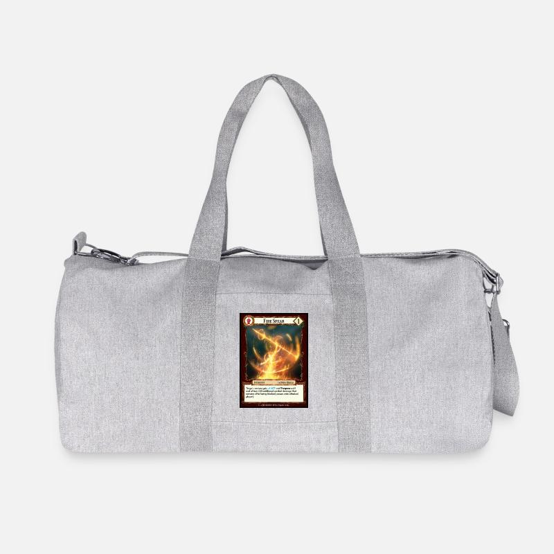 Fire Spear - Recycelte Canvas-Sporttasche von Stanley/Stella - Grau meliert