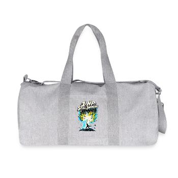 1 HP Still Swinging Fight HUD Challenge Momen - Recycled Canvas Sports Bag by Stanley/Stella - heather grey - Front