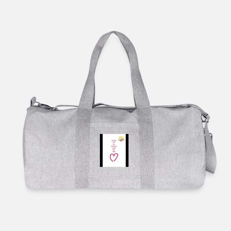Urlaub - Recycelte Canvas-Sporttasche von Stanley/Stella - Grau meliert