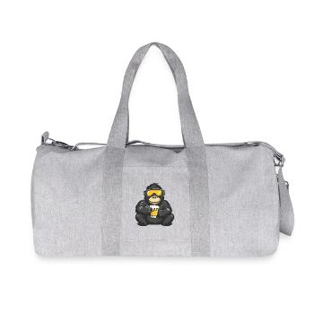 Bière après-ski Gorilla - Sac de sport en toile recyclée Stanley/Stella - gris chiné - Devant