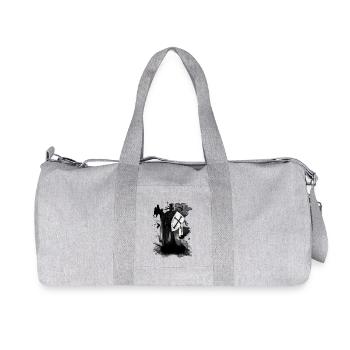 Templar Warrior - Recycled Canvas Sports Bag by Stanley/Stella - heather grey - Front