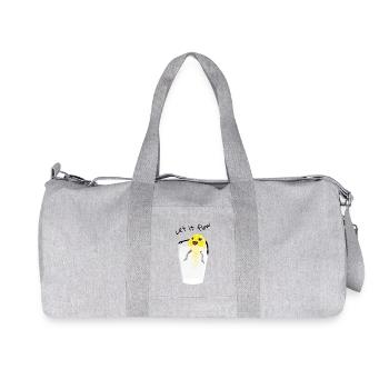Laissez-le-couler - Sac de sport en toile recyclée Stanley/Stella - gris chiné - Devant