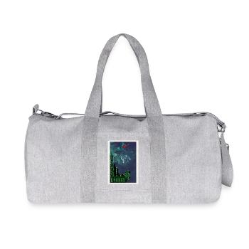 Our future, time for change - Recycled Canvas Sports Bag by Stanley/Stella - heather grey - Front